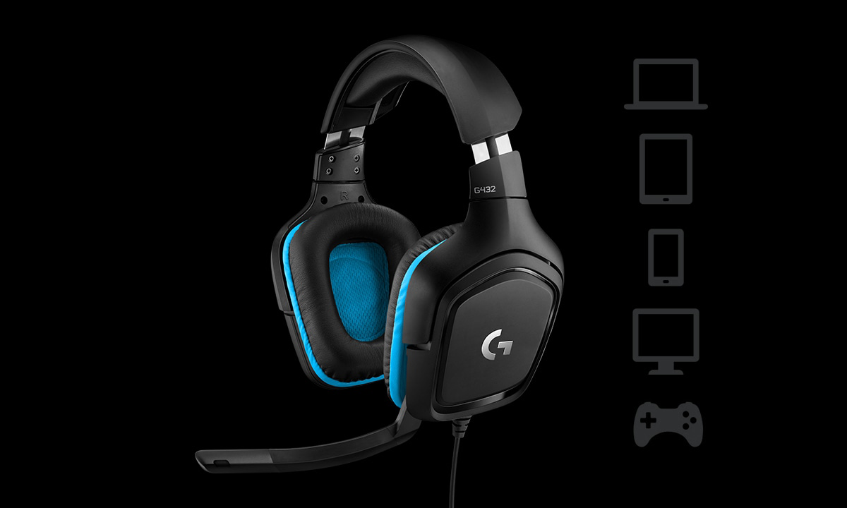 Logitech G432 7.1 Surround Sound Gaming Headset