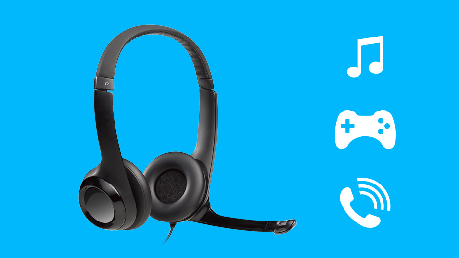 Logitech H390 USB Headset Digital Stereo Sound