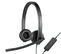 WFHGuard.com Logitech USB Headset Mono H570e